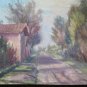Painting Vintage Watercolour Landscape Signed Emilia Romagna 12 3/16x9 1/8in