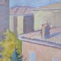 OLD PAINTING OIL ON BASKET PAINTING SKETCH MASTER G. PANCALDI VIEW P15 P14