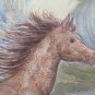 Painting Horse that Running Painting Technical Mixed on Cardboard Original P33.6