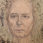 Painting Abstract with Portraits Technical Mixed from Painter G.Pancaldi P33.5