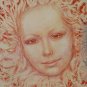 Painting Abstract with Portraits Technical Mixed from Painter G.Pancaldi P33.5