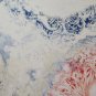 Painting Abstract with Portraits Technical Mixed from Painter G.Pancaldi P33.5
