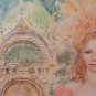 Quadro Modern Pop Art Years 1980's Portrait Feminine Venice Saint Marco