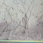 Large Painting Vintage for Framing Painting Landscape Winter all' Alba P33.9