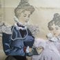 The Mode Du Petit Journal N.37 Engraving Antique with Model Sartorial Vintage Vs