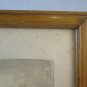 Engraving Antique Renzo Cordiviola Saint Tomaso Genova Old with Frame Wood G35
