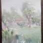Small Painted Antique Landscape by Country Opera of Maestro G.Pancaldi P28.4