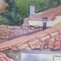 Painting Watercolour Vintage Opera Del Painter Pa of Modena 70's P14