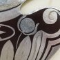Pair of old Fret Iron Shaped like Vase Painted and Engraved CH13 64 65