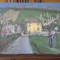 Landscape Countryside in Emilia Romagna Painting Painting to Oil 1960's p17