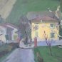 Landscape Countryside in Emilia Romagna Painting Painting to Oil 1960's p17