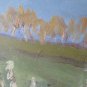 Landscape Countryside in Emilia Romagna Painting Painting to Oil 1960's p17