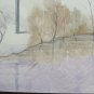 Landscape Winter Painting with the Technical Frost from the Painter Pancaldi