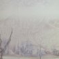Painting Modern Vintage Landscape Winter Snowy Opera Painter of Modena P31