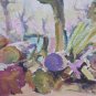 Painting Antique Oil on board Painting Landscape Countryside in Winter Original
