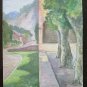 Painting Painting to Watercolour on Basket View by Country Vintage Years' 60 P14