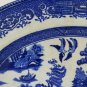 Plate of Ceramics Willow Ironstone Vintage Ceramic Willow Plate R120