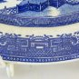 Plate of Ceramics Willow Ironstone Vintage Ceramic Willow Plate R120