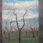 Antique Painting Oil on board Painting Small Landscape Style Impressionist p1