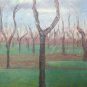 Antique Painting Oil on board Painting Small Landscape Style Impressionist p1