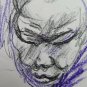 Old Drawing Pencil on Basket Portraits Studio for Faces Human Sketch P28.8