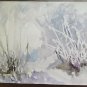 Modern Painting 1960's Made with Technical Experimental Frost