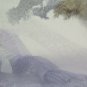 Modern Painting 1960's Made with Technical Experimental Frost