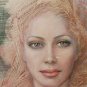 Painting Nude Feminine Signed Vintage Watercolour Frosted Technical One Ps