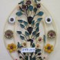 Wall Light Classic Wrought Iron Made by hand Vintage with Flowers CH-17