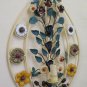 Wall Light Classic Wrought Iron Made by hand Vintage with Flowers CH-17