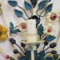 Wall Light Classic Wrought Iron Made by hand Vintage with Flowers CH-17