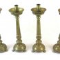 4 Old Candlesticks Torciera Torcera Bronze First '900 Candlestick GR3