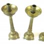 4 Old Candlesticks Torciera Torcera Bronze First '900 Candlestick GR3