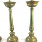 4 Old Candlesticks Torciera Torcera Bronze First '900 Candlestick GR3