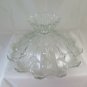 Bowl Centerpieces Glass Vintage Vase Vintage Glass Center of Table R4