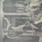 Engraving Antique Saint Paolo Sermon in Areopà go of Athens Incision on Basket X9