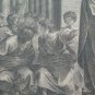 Engraving Antique Saint Paolo Sermon in Areopà go of Athens Incision on Basket X9