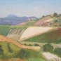 Landscape Countryside Painting Oil on Linen from the Master Painter Pancaldi