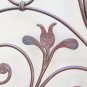 Bed Header for Double Bed Wrought Iron Headboard a Tail Peacock Vintage 11
