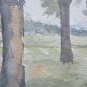 Painting Sketch Signed Original Landscape by Country Watercolour 1950 P28.4