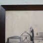 Ships in La Cale in Porto Antique Drawing Charcoal on Basket half' `S G40