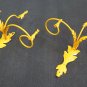 2 Wall Light Wrought Iron Vintage Pair of Lamps Wall CH14 2