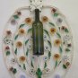 Wall Light Vintage Wrought Iron with Flowers Made by hand Wall Light CH-3