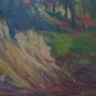 Landscape Countryside Summer with Campi Farm Garden Painting Antique Warranty P7