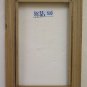 9 3/8x13 13/16in Frame Wooden Enamelled Years Fifty Vintage for Check Mirrors