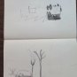 Sketch Original of Painter G.Pancaldi of Modena Studio Drawing Basket P28.7