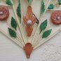 Wall Light Vintage Wrought Iron with Flowers Made by hand Wall Light CH-2