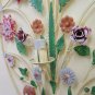 Wall Light Vintage Wrought Iron with Flowers Made by hand Wall Light CH-2