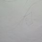 Drawing Antique Portrait Feminine Pencil on Basket Sketch Sketching Art P28.8