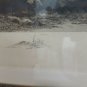 ENGRAVING ANTIQUE WITH FRAME WOOD Georges Pierre Louis Serrier (1852-1949) R97
